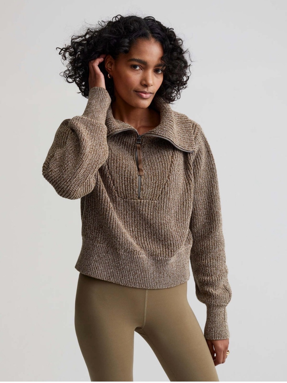 Varley Mentone Sweater in Olive
